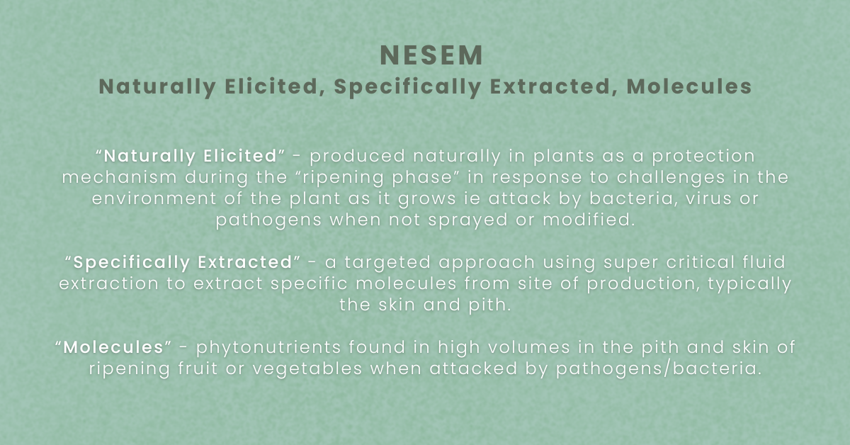 Naturally Elcited, Specifically Extracted, Molecules is what NESEM stands for